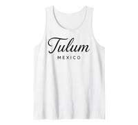 Tulum Mexico Retro Beach Travel Influencer Modello Maya 2026 Canotta