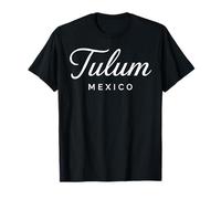 Tulum Mexico Retro Beach Travel Influencer Modello Maya 2026 Maglietta
