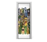 Tulup Adesivo per porta 75x205 cm autoadesivo - Mad Mostro s