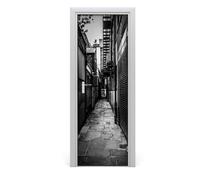 Tulup Adesivo per porta 75x205 cm autoadesivo - strade della città