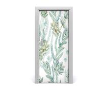 Tulup Adesivo per porta 85x205 cm autoadesivo - fiore modello