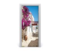 Tulup Adesivo per porta 85x205 cm autoadesivo - le strade della Grecia