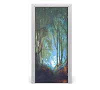 Tulup Adesivo per porta 95x205 cm autoadesivo - foresta mistica