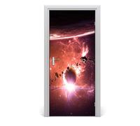 Tulup Adesivo per porta 95x205 cm autoadesivo - Galassia