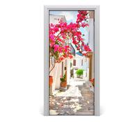 Tulup Adesivo per porta 95x205 cm autoadesivo - le strade della Grecia