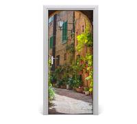 Tulup Adesivo per porta 95x205 cm autoadesivo - vecchia strada