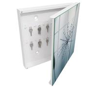 Tulup Cassetta per Chiavi 30x30 cm | Bianco | A Destra | Montaggio a Parete