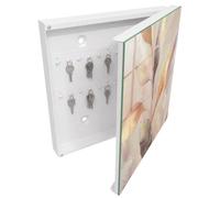 Tulup Cassetta per Chiavi 30x30 cm | Bianco | A Destra | Montaggio a Parete