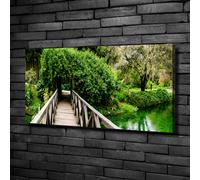 Tulup Dipinto Su Tela Pittura Su Un Muro 100x50cm - Bosco Di Betulle