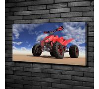Tulup Dipinto Su Tela Pittura Su Un Muro 100x50cm - Quad Nel Deserto
