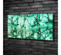 Tulup Dipinto Su Tela Pittura Su Un Muro 100x50cm - Trama Di Malachite