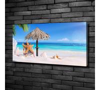 Tulup Dipinto Su Tela Pittura Su Un Muro 100x50cm - Vacanze Al Mare