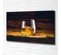 Tulup Dipinto Su Tela Pittura Su Un Muro 100x70cm - Borbone In Un Bicchiere