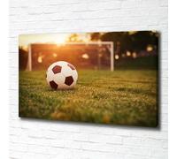 Tulup Dipinto Su Tela Pittura Su Un Muro 100x70cm - Calcio In Campo