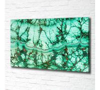 Tulup Dipinto Su Tela Pittura Su Un Muro 100x70cm - Trama Di Malachite