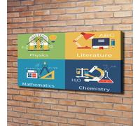 Tulup Dipinto Su Tela Pittura Su Un Muro 120x60cm - Argomenti Scolastici