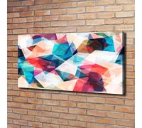 Tulup Dipinto Su Tela Pittura Su Un Muro 120x60cm - Astrazione A Mosaico