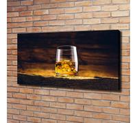 Tulup Dipinto Su Tela Pittura Su Un Muro 120x60cm - Borbone In Un Bicchiere