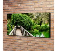 Tulup Dipinto Su Tela Pittura Su Un Muro 120x60cm - Bosco Di Betulle