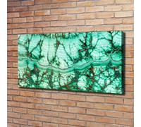 Tulup Dipinto Su Tela Pittura Su Un Muro 120x60cm - Trama Di Malachite
