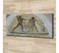 Tulup Dipinto Su Tela Pittura Su Un Muro 125x50cm - Mosaico