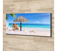 Tulup Dipinto Su Tela Pittura Su Un Muro 125x50cm - Vacanze Al Mare