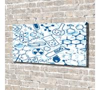 Tulup Dipinto Su Tela Pittura Su Un Muro 140x70cm - Sfondo Di Chimica