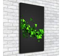 Tulup Dipinto Su Tela Pittura Su Un Muro 50x100cm - Onda Geometrica