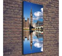 Tulup Dipinto Su Tela Pittura Su Un Muro 50x125cm - Big Ben, Londra