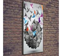 Tulup Dipinto Su Tela Pittura Su Un Muro 50x125cm - La Libertà Di Carta