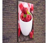 Tulup Dipinto Su Tela Pittura Su Un Muro 50x125cm - Lamponi Nella Tazza