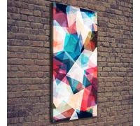 Tulup Dipinto Su Tela Pittura Su Un Muro 50x125cm - Mosaico Astratto