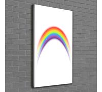 Tulup Dipinto Su Tela Pittura Su Un Muro 60x120cm - Arcobaleno