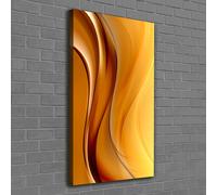 Tulup Dipinto Su Tela Pittura Su Un Muro 60x120cm - Onda Astratta