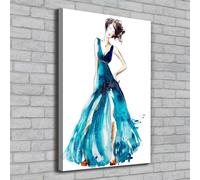 Tulup Dipinto Su Tela Pittura Su Un Muro 70x100cm - Illustrazione Di Moda