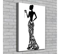 Tulup Dipinto Su Tela Pittura Su Un Muro 70x100cm - Illustrazione Di Moda