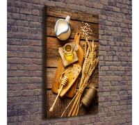 Tulup Dipinto Su Tela Pittura Su Un Muro 70x140cm - Colazione