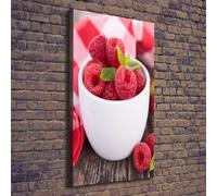 Tulup Dipinto Su Tela Pittura Su Un Muro 70x140cm - Lamponi Nella Tazza