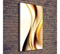 Tulup Dipinto Su Tela Pittura Su Un Muro 70x140cm - Onda Astratta