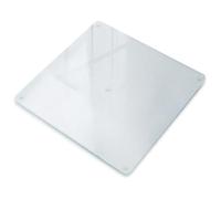 Tulup Pannello Paraschizzi Cucina 50x50 cm Vetro Temperato Antischizzo per la Parete Facile da Pulire Effetto Satinato Resistente al Calore e ai Graffi Protezione Schizzi Quadrata