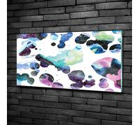 Tulup Pittura Su Vetro Tempereto Immagine 100x50cm - Una Galassia Colorata