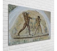 Tulup Pittura Su Vetro Tempereto Immagine 100x70cm - Mosaico