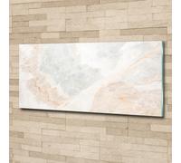Tulup Pittura Su Vetro Tempereto Immagine 125x50cm - Marmo