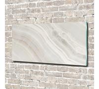 Tulup Pittura Su Vetro Tempereto Immagine 140x70cm - Marmo Texture