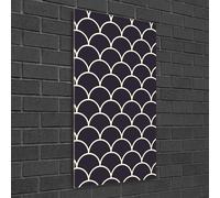 Tulup Pittura Su Vetro Tempereto Immagine 50x100cm - Squame Di Pesce
