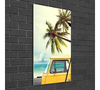 Tulup Pittura Su Vetro Tempereto Immagine 50x100cm - Tempo Per Il Surf