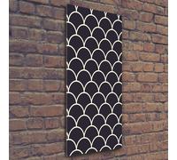 Tulup Pittura Su Vetro Tempereto Immagine 50x125cm - Squame Di Pesce