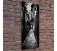 Tulup Pittura Su Vetro Tempereto Immagine 50x125cm - Strade Della Città