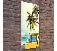 Tulup Pittura Su Vetro Tempereto Immagine 50x125cm - Tempo Per Il Surf