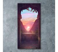 Tulup Pittura Su Vetro Tempereto Immagine 60x120cm - Architettura Est